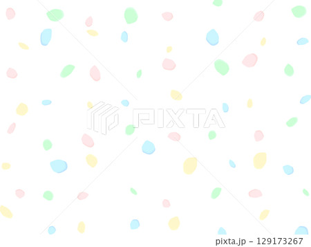 カラフルでポップなドット柄 129173267