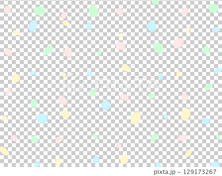 カラフルでポップなドット柄 129173267