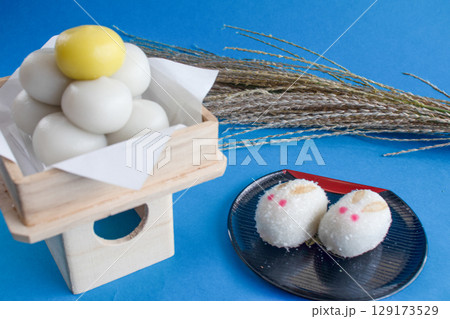 お月見　団子 129173529