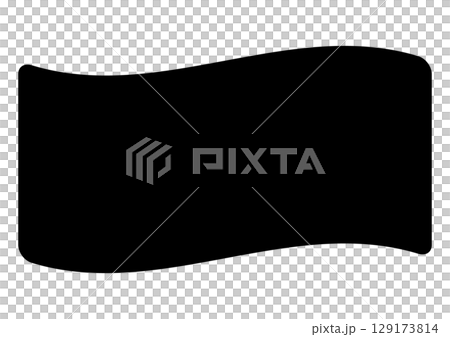 Black swaying square simple heading frame 129173814