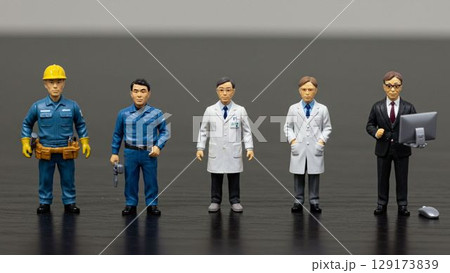 いろんな職業のカプセルトイフィギュア いろんな職業のカプセルトイフィギュア 129173839