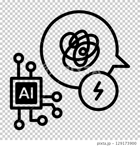 生成AIに適切な指示を与えるのが難しいことを表すアイコン。指示を出す側が混乱しています。 生成AIに適切な指示を与えるのが難しいことを表すアイコン。指示を出す側が混乱しています。 129173900