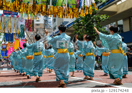 神奈川県　湘南ひらつか七夕まつり　市民の七夕おどり 129174248