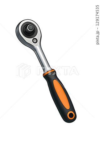 ラチェットレンチのイラスト 129174535