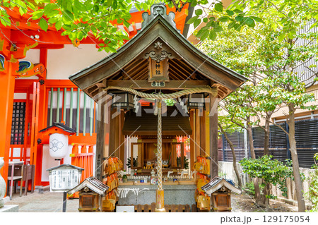 神戸八社巡り　四宮神社（生田裔神八社の四柱目）境内社　巳神社（弁財天巳大神）　神戸市中央区中山手通 129175054