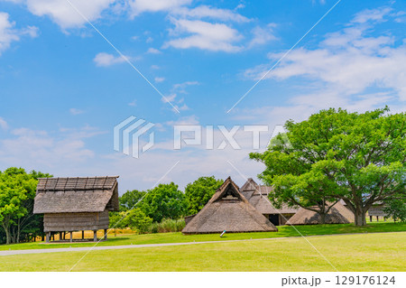 【佐賀県 】吉野ヶ里遺跡　住居 129176124