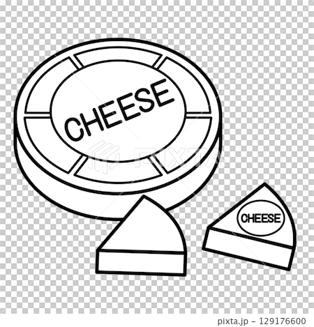 チーズの可愛いイラスト 129176600