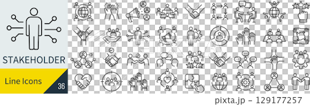 Stakeholder Icon Set Stakeholder Icon Set 129177257