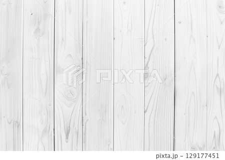 白木のシームレスな板目テクスチャ背景 129177451