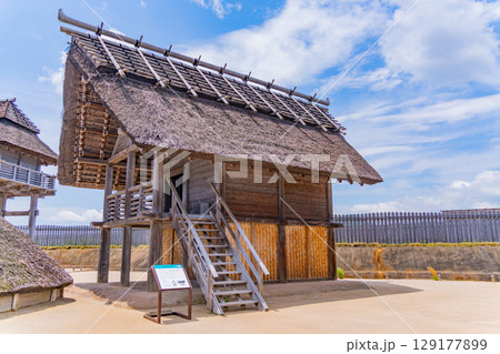 【佐賀県 】吉野ヶ里遺跡　北内郭　高床住居 129177899