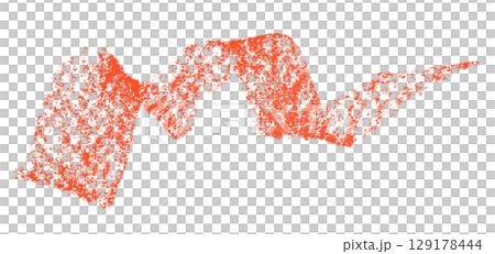 Red crayon brush stroke isolated on transparent background Red crayon brush stroke isolated on transparent background 129178444
