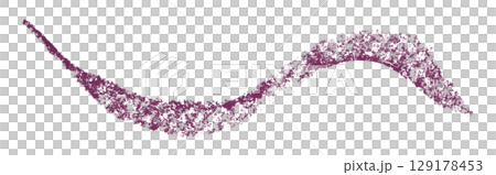 Purple crayon brush stroke isolated on transparent background 129178453