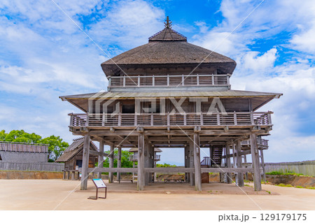 【佐賀県 】吉野ヶ里遺跡 北内郭 主祭殿 【佐賀県 】吉野ヶ里遺跡 北内郭 主祭殿 129179175