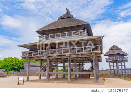 【佐賀県 】吉野ヶ里遺跡 北内郭 主祭殿 【佐賀県 】吉野ヶ里遺跡 北内郭 主祭殿 129179177