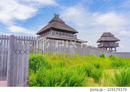 【佐賀県 】吉野ヶ里遺跡　北内郭　主祭殿 129179179