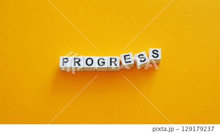 Growing word progress. Personal development and business growth. Growing word progress. Personal development and business growth. 129179237