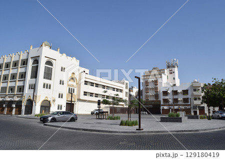 サウジアラビア・ジッダ アル・バラド地区の街並み 129180419