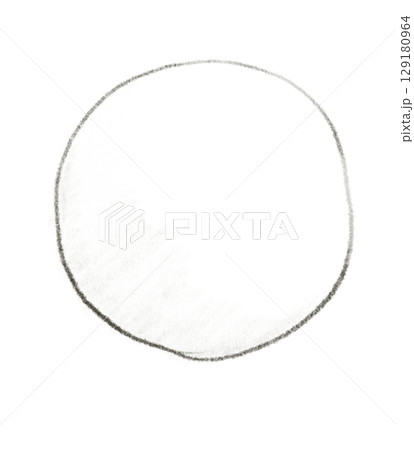 月の線画イラスト 129180964