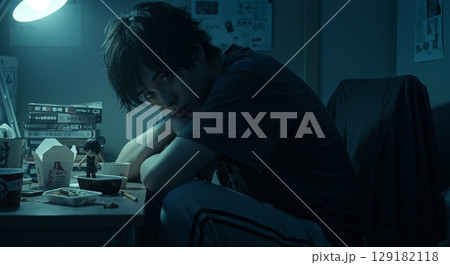 ニート引きこもり男性 ニート引きこもり男性 129182118