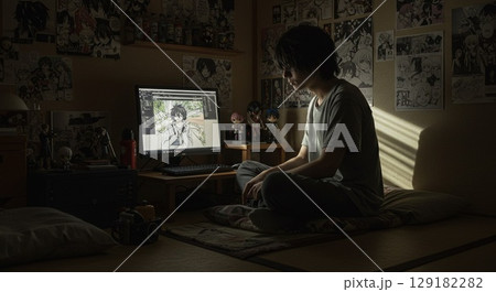 引きこもり男性 引きこもり男性 129182282