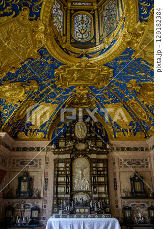 Munich Residenz, former royal palace of the Wittelsbach monarchs of Bavaria, with large art collection, in Munich, Germany 129182384