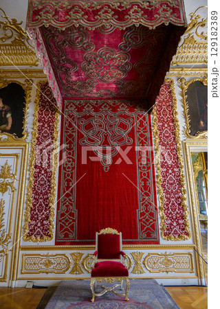 Munich Residenz, former royal palace of the Wittelsbach monarchs of Bavaria, with large art collection, in Munich, Germany 129182389