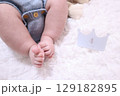 4ヶ月になった赤ちゃんのあんよ 129182895