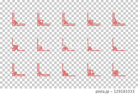 Asian, Chinese, and Chinese-style frame background material Asian knot frames and 129183333