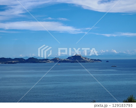 万葉の岬から見る2025年夏の播磨灘の眺望 129183793