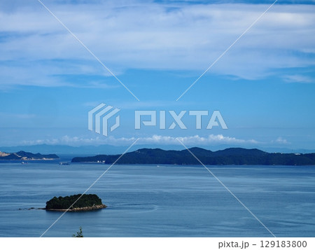 万葉の岬から見る2025年夏の播磨灘の眺望 129183800