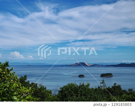 万葉の岬から見る2025年夏の播磨灘の眺望 129183803