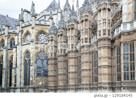 English Gothic architecture of Westminster Abbey is a prominent Anglican church located in the City of Westminster. English Gothic architecture of Westminster Abbey is a prominent Anglican church located in the City of Westminster. 129184145