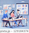 people working in the office 129184374