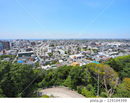 太田山公園と木更津の街並み 129184399
