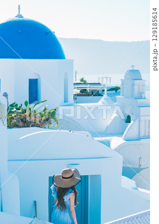 サントリーニ島の美しい風景 サントリーニ島の美しい風景 129185614