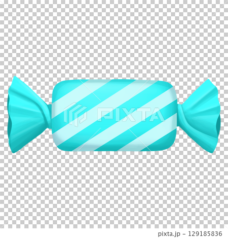 Blue striped halloween wrapped candy Blue striped halloween wrapped candy 129185836
