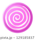 Pink swirl candy 129185837
