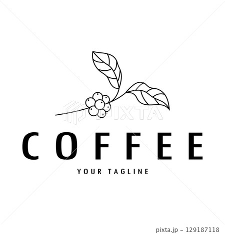 Coffee cup Logo Template 129187118