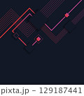 Digital modern flat design background 129187441