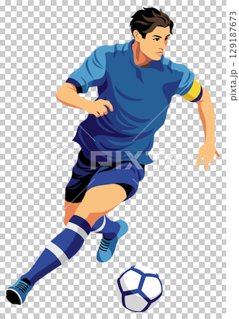 サッカー選手 129187673