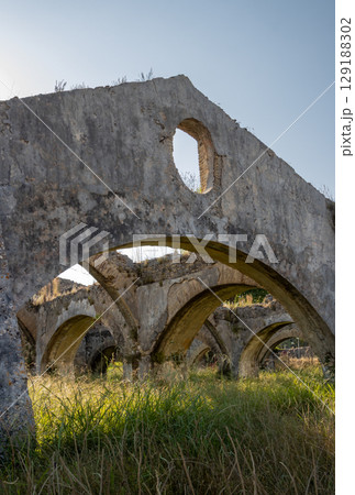 Old venetian shipyard, Gouvia, Corfu, Greece Old venetian shipyard, Gouvia, Corfu, Greece 129188302