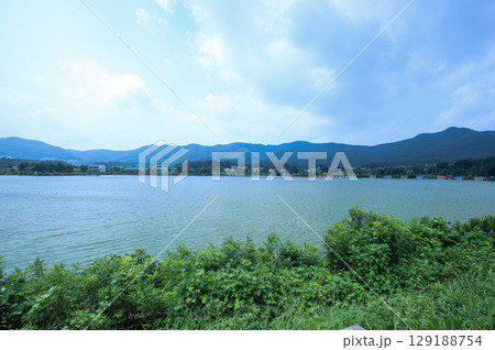 Yongin, Republic of Korea. Yongdam Reservoir Yongin, Republic of Korea. Yongdam Reservoir 129188754