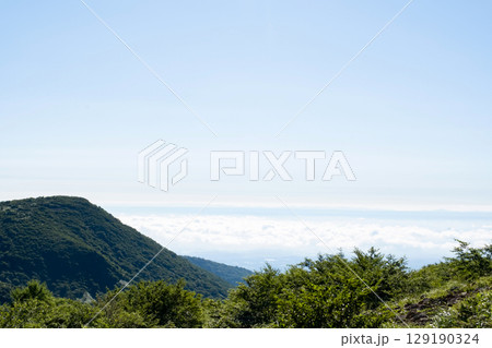 栃木県 那須山 登山道から麓方面を見た風景 129190324