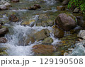 岩間を流れ落ちる清水 129190508