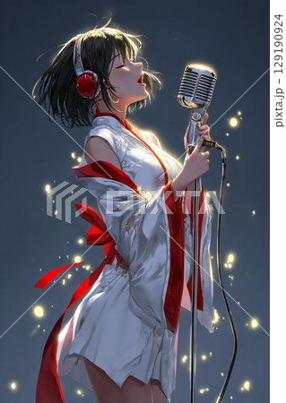 Music Girl 011｜光を纏った巫女シンガー、歌声は未来へ 129190924