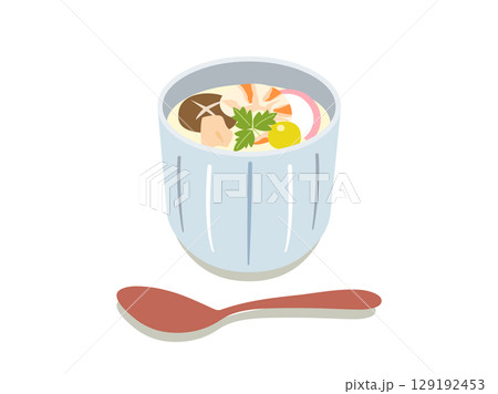 茶碗蒸しのイラスト 茶碗蒸しのイラスト 129192453