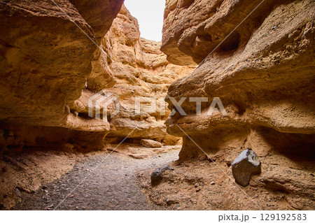Sandstone Canyon Trail Boulder City Eye Level Perspective 129192583
