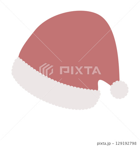 かわいいサンタ帽のイラスト(クリスマス飾り・冬小物) かわいいサンタ帽のイラスト(クリスマス飾り・冬小物) 129192798