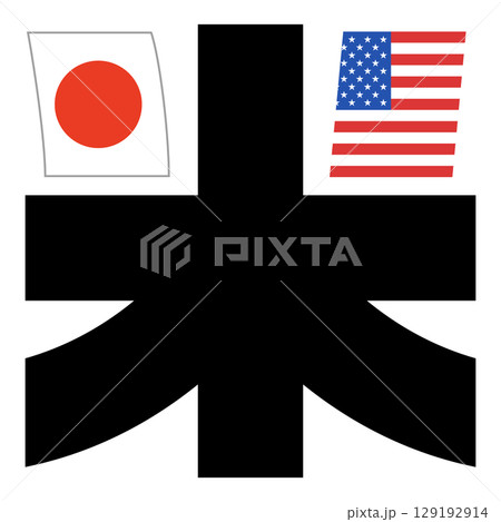 ユニーク文字アート｜米03 129192914