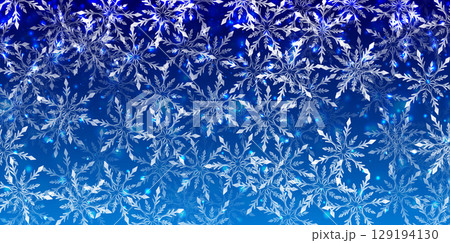 雪　クリスマス　冬　光　背景	 129194130